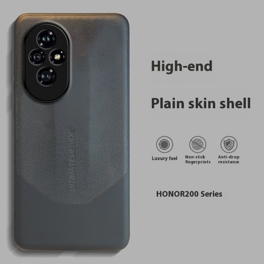 Honor 100/Pro - Matte Leather Full Cover Shockproof Protective Case - i-Station Mobile Phone & Electronic Device Repair and Accessories