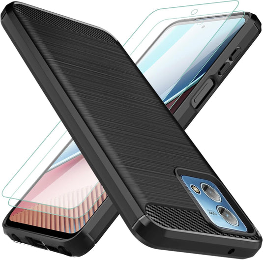 MMotorola Moto G Stylus 2023 - Shield Shockproof Rugged Heavy Duty Case With 2PC Tempered Glass Screen Protector - i-Station Mobile Phone & Electronic Device Repair and Accessories