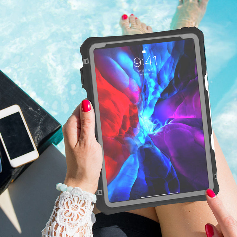 Load image into Gallery viewer, Apple iPad Pro 11" 2020 & 2021 & 2022 Version Shellbox Waterproof Heavy Duty Lifeproof Style Case - Polar Tech Australia