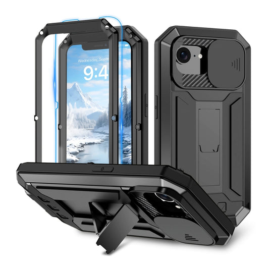 Apple iPhone 16e - R-JUST Sliding Camera IP54 Life Waterproof Holder Phone Case - i-Station Mobile Phone & Electronic Device Repair and Accessories