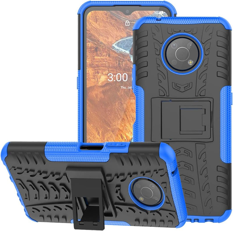 Load image into Gallery viewer, Nokia G300 - Shield With Kickstand Hard PC Back Cover Soft TPU Dual Layer Protection Case With 2PC 9H Tempered Glass Screen Protector - i-Station Mobile Phone & Electronic Device Repair and Accessories