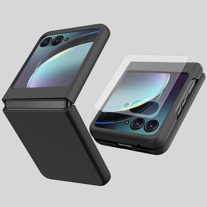 Load image into Gallery viewer, Samsung Galaxy Z Flip7 (SM-F766) - Shield Hard PC Ultra Thin Shockproof Bumper Case  With 1PC Tempered Glass Screen Protector - i-Station Mobile Phone & Electronic Device Repair and Accessories