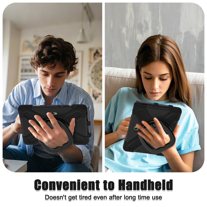 Load image into Gallery viewer, Samsung Galaxy Tab Active Pro / Active 4 Pro / Active 5 Pro Series - Heavy Duty 360 Degree Rotate Stand Hand Strap Case With Shoulder Strap - i-Station Mobile Phone & Electronic Device Repair and Accessories