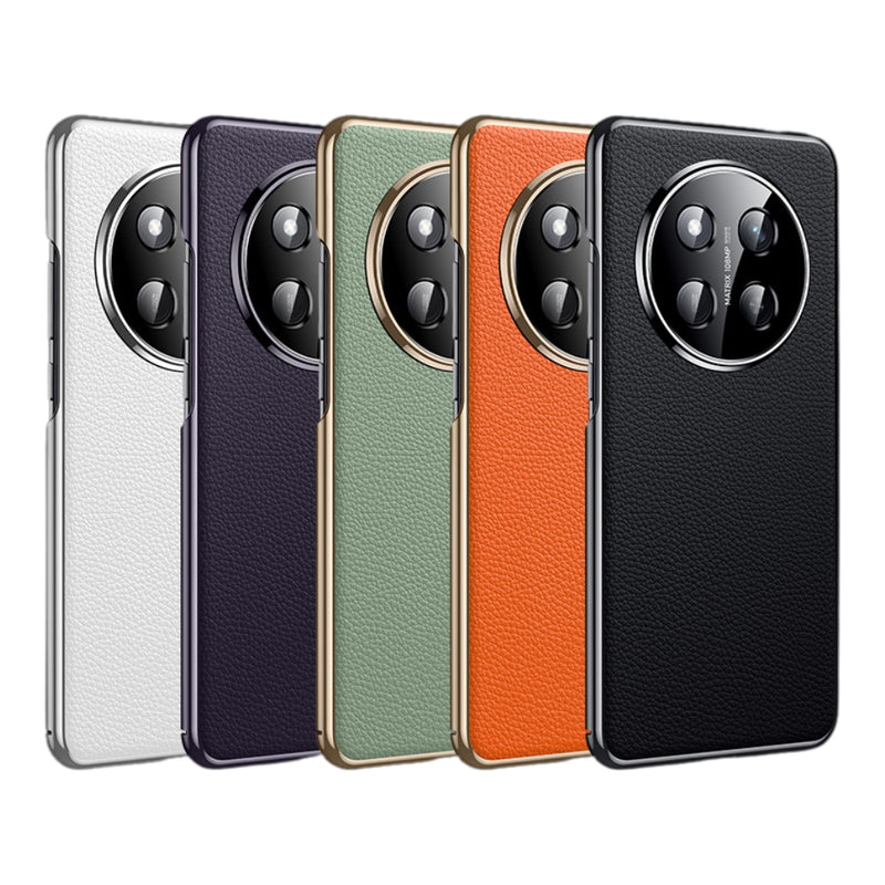 Load image into Gallery viewer, Honor 100/Pro - Electroplated Full Cover Genuine Leather Business Phone Case - i-Station Mobile Phone & Electronic Device Repair and Accessories