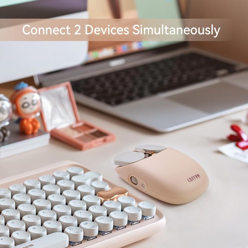 Load image into Gallery viewer, LOFREE Wavy Chips Dual-Mode Wireless Mouse Mice Girl Gift