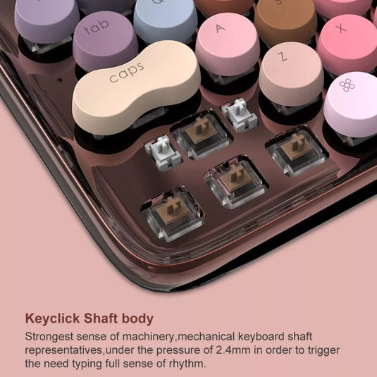 Lofree Rose Gold Mechanical Keyboard Girl's Gift - i-Station Mobile Phone & Electronic Device Repair and Accessories