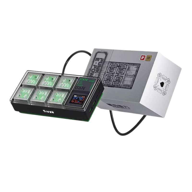 Trozk 65W RGB Charging Station Power Strip Gaming Room - i-Station Mobile Phone & Electronic Device Repair and Accessories