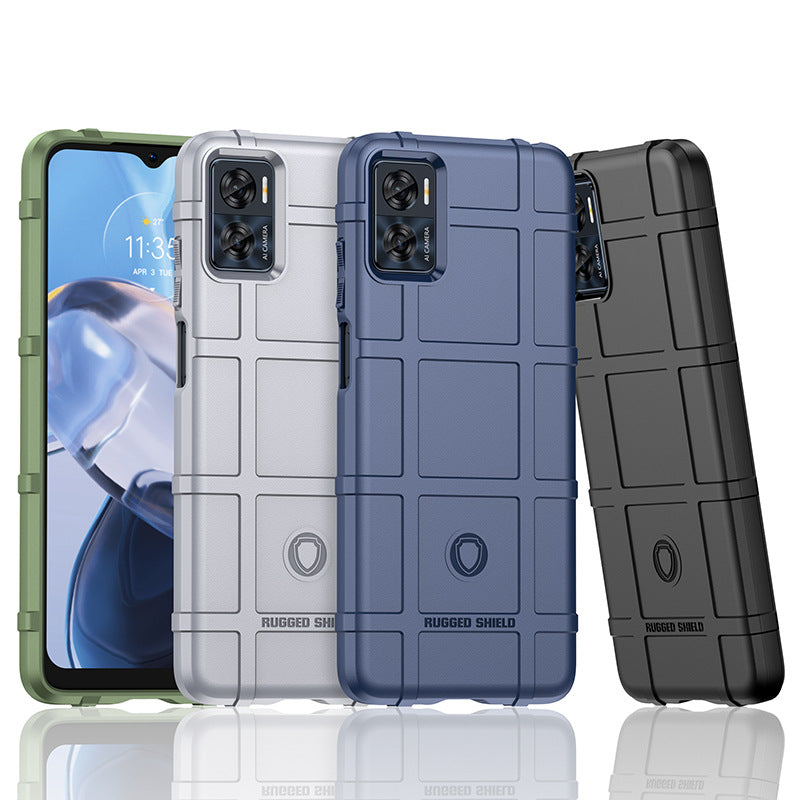 Load image into Gallery viewer, Motorola Moto E22 - Shield Shockproof Rugged Heavy Duty Case With 2PC 9H Tempered Glass Screen Protector - i-Station Mobile Phone & Electronic Device Repair and Accessories