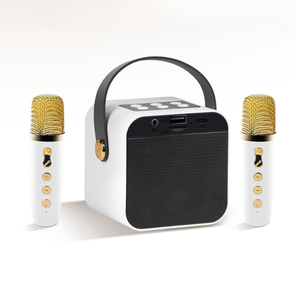 Portable Bluetooth Karaoke Speaker with LED, Wireless Handheld Microphone for Outdoor & Home Use - i-Station Mobile Phone & Electronic Device Repair and Accessories