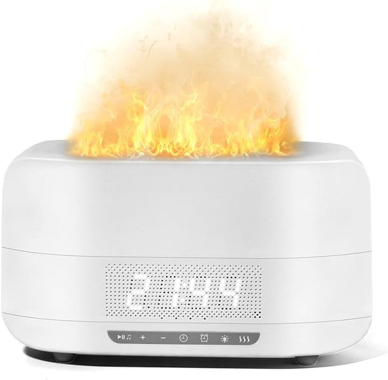 Load image into Gallery viewer, Essential Oil Diffuser, Flame Aroma Diffuser Humidifier With Bluetooth Speaker and Clock, 400ML High Capacity Humidifier for Office and Bedroom - i-Station Mobile Phone & Electronic Device Repair and Accessories