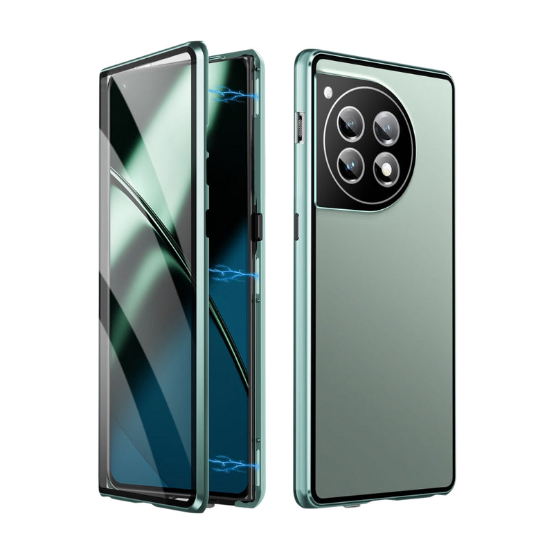 Load image into Gallery viewer, OnePlus 11 (PHB110, CPH2449, CPH2447, CPH2451) - Magnetic HD Tempered Glass Phone Case - i-Station Mobile Phone & Electronic Device Repair and Accessories
