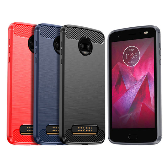 Motorola Moto Z2/Z2 Force/Z 2018 /Moto Z2 Play - Shield Shockproof Rugged Heavy Duty Case With 2PC 9H Glass Screen Protector - i-Station Mobile Phone & Electronic Device Repair and Accessories