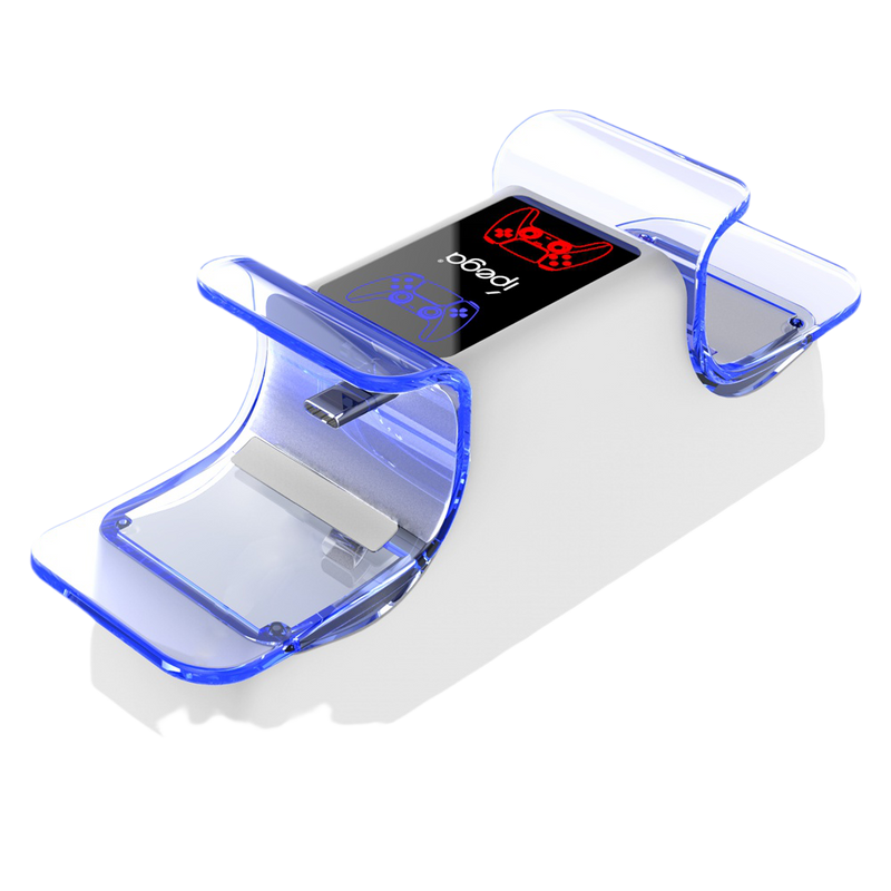 Load image into Gallery viewer, Playstation PS5 DualSense Wireless Game Controller Handle Charging Station Dual Controller Charger Base with LED Light - Polar Tech Australia