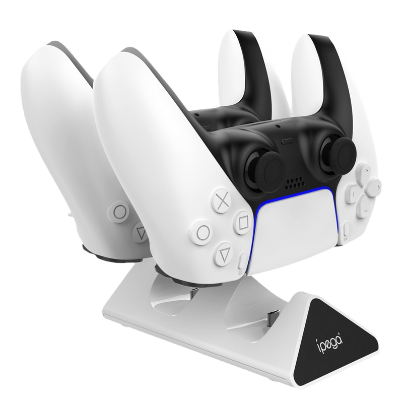 Load image into Gallery viewer, PlayStation 5/PS5 - DualSense Game Controller Type-C Dual Fast Charging Dock Station Stand with LED Indicator - Polar Tech Australia