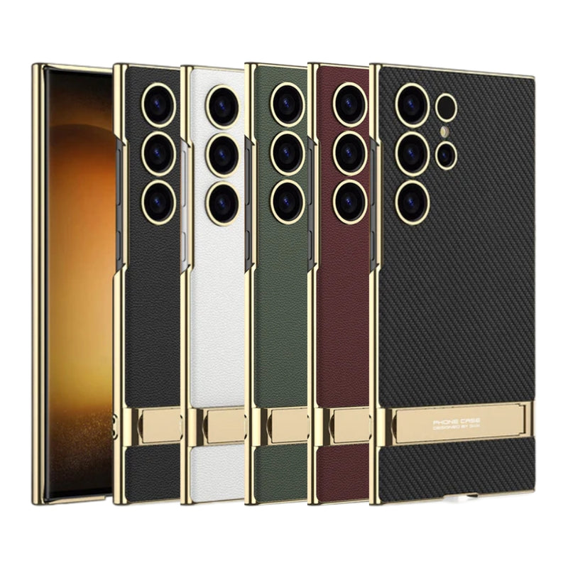 Load image into Gallery viewer, Samsung Galaxy S24/Plus/Ultra -  Folding Stand Business Leather Case - i-Station Mobile Phone & Electronic Device Repair and Accessories