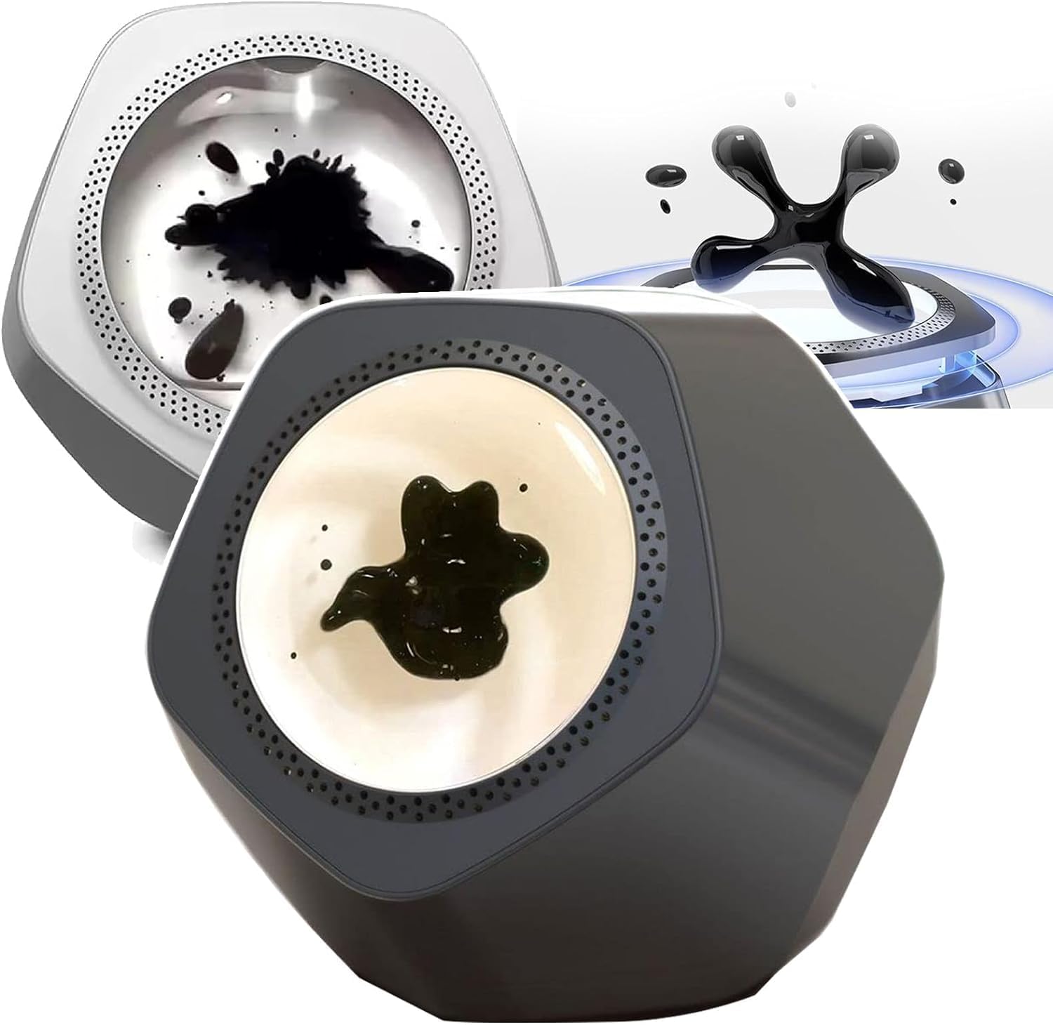 Ferrofluid Speaker Lamp – Luci A Ritmo Di Musica, Altoparlante Creativo Con Effetto Ferrofluido, Ricarica Type-C