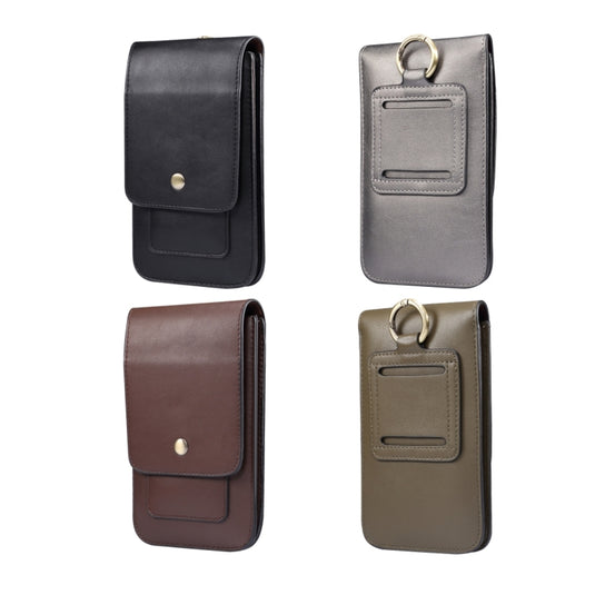 Lambskin Texture Men Universal Google Pixel Phone Double Lattice Waist Bag Leather Case - i-Station Mobile Phone & Electronic Device Repair and Accessories