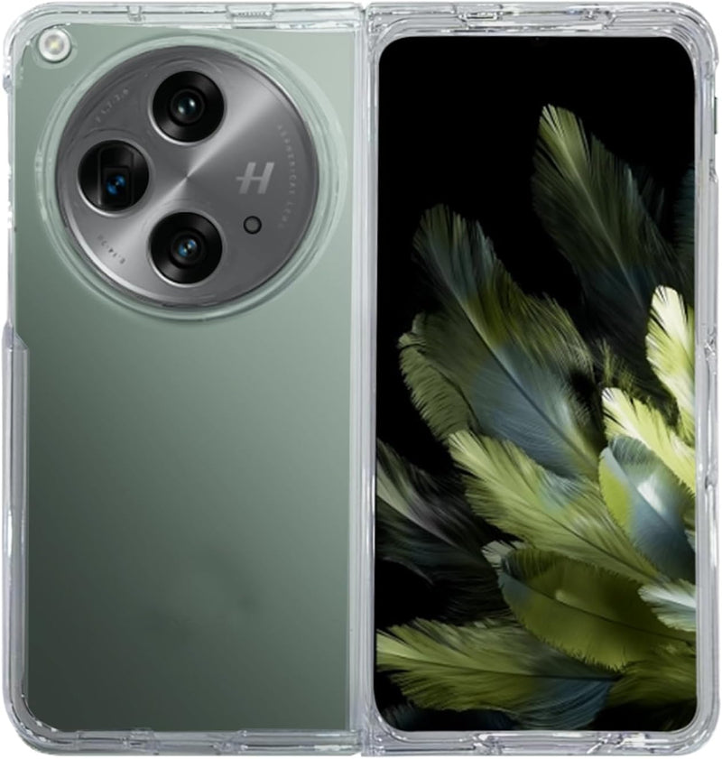 Load image into Gallery viewer, OnePlus 1+Open/OPPO Find N3 -  Anti-Yellowing Slim Thin Crystal Transparent Protective PU Flip Case - i-Station Mobile Phone & Electronic Device Repair and Accessories