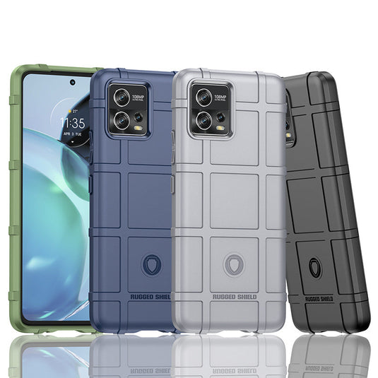 Motorola Moto G72 - Shield Shockproof Rugged Heavy Duty Case With 2PC Tempered Glass Screen Protector - i-Station Mobile Phone & Electronic Device Repair and Accessories