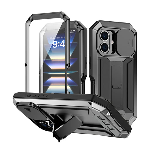 Apple iPhone 16/Pro/Plus/Max - R-JUST Sliding Camera IP54 Life Waterproof Holder Phone Case - i-Station Mobile Phone & Electronic Device Repair and Accessories