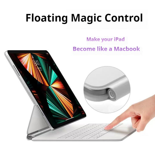 Apple iPad Air 13-inch M2 (2024) Smart Wireless Trackpad Keyboard Flip Case With Backlit - i-Station Mobile Phone & Electronic Device Repair and Accessories