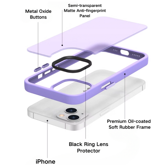 Apple iPhone 11/Pro/Pro Max Translucent PC + TPU Shockproof Silicone Essentials Series Case - i-Station Mobile Phone & Electronic Device Repair and Accessories