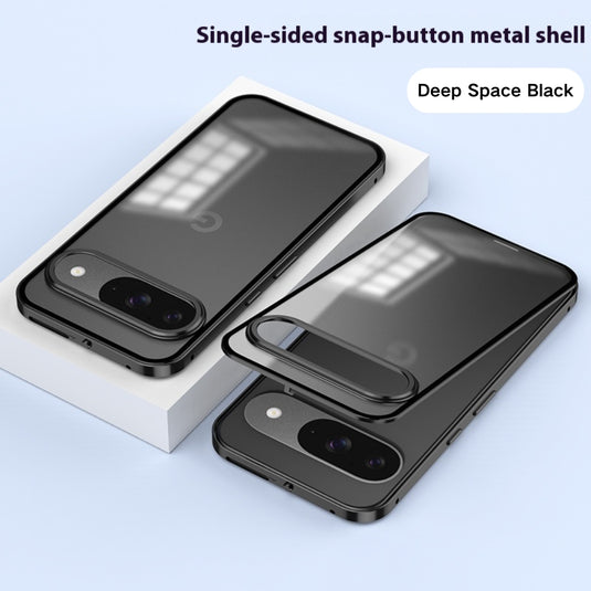 Google Pixel 9/Pro/Pro XL - Full Cover Metal Frame Shockproof Matte Case - i-Station Mobile Phone & Electronic Device Repair and Accessories