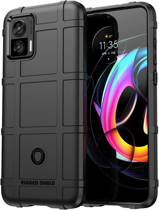 Motorola Moto Edge 30 Neo/Edge 30 Lite - Shield Shockproof Rugged Heavy Duty Case With 2PC 9H Glass Screen Protector - i-Station Mobile Phone & Electronic Device Repair and Accessories