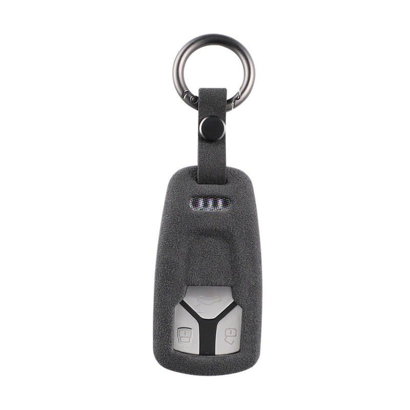 Load image into Gallery viewer, Audi Alcantara Remote Car Key Fob Case Cover For A4, A5, A6, Q5, Q7, S4, S5, S7 - i-Station Mobile Phone & Electronic Device Repair and Accessories