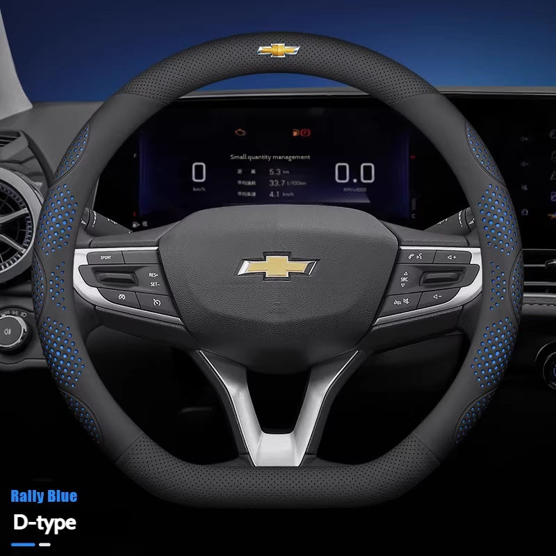 Load image into Gallery viewer, Chevrolet Genuine Leather Steering Wheel Cover For Cruze RS, Malibu RS, Equinox RS - i-Station Mobile Phone & Electronic Device Repair and Accessories