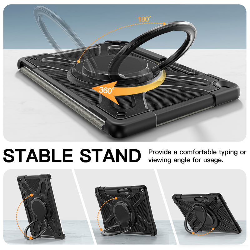 Load image into Gallery viewer, Microsoft Surface Pro 12 (2025) - 360 Degree Rotate Shockproof Heavy Duty Tough Stand Case Cover With Pen Holder - i-Station Mobile Phone & Electronic Device Repair and Accessories