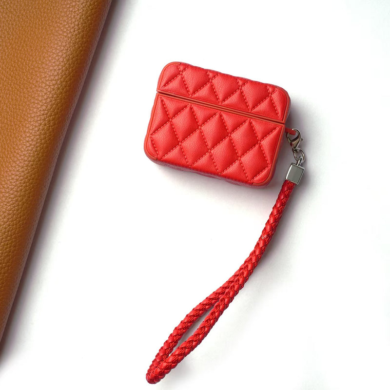 Load image into Gallery viewer, Apple Airpods 3 - Diamond-Patterned Lambskin Case - i-Station Mobile Phone & Electronic Device Repair and Accessories