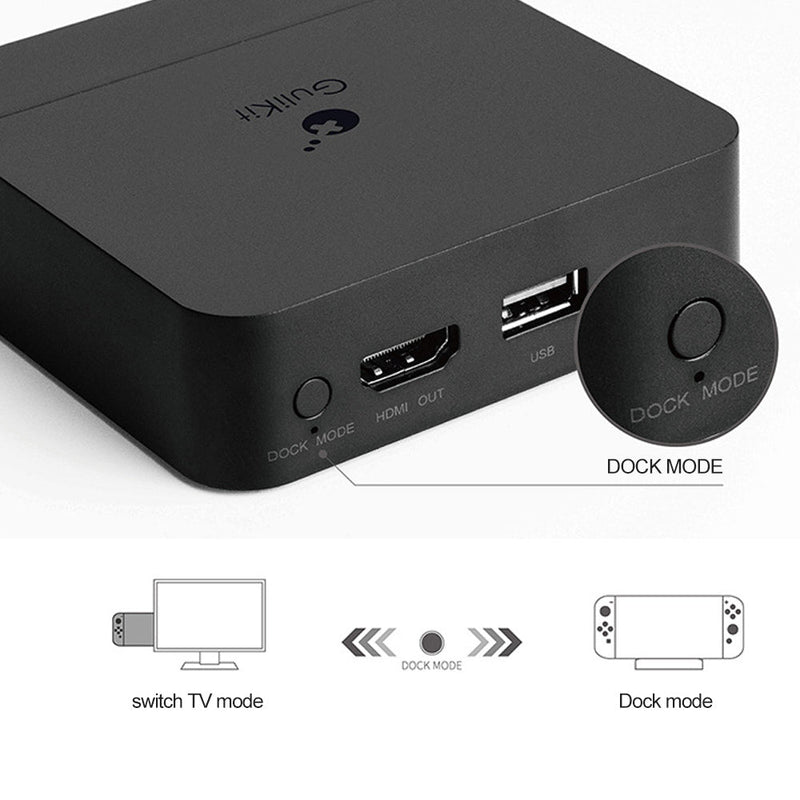 Load image into Gallery viewer, Nintendo Switch Game Console 1080P 4K HD Converter Adapter USB-C to USB-A Docking Station - Polar Tech Australia