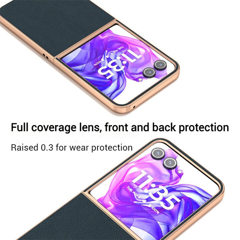 Load image into Gallery viewer, Motorola Moto Razr 50/Ultra Leather Shockproof Protective Case - i-Station Mobile Phone & Electronic Device Repair and Accessories