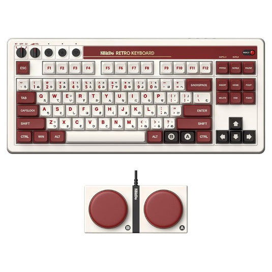 8BitDo Retro Mechanical Keyboard, Bluetooth/2.4G/USB-C Hot Swappable Gaming Keyboard with 87 Keys, Dual Super Programmable Buttons for Windows and Android (N) - i-Station Mobile Phone & Electronic Device Repair and Accessories