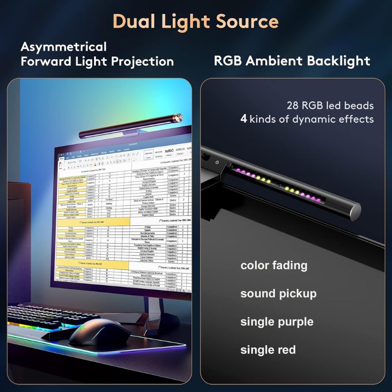 Load image into Gallery viewer, LYMAX RGB Computer Monitor Light Bar with Remote Control, Eye-Care for Desktop Space Saving and Gaming Home Office - i-Station Mobile Phone & Electronic Device Repair and Accessories