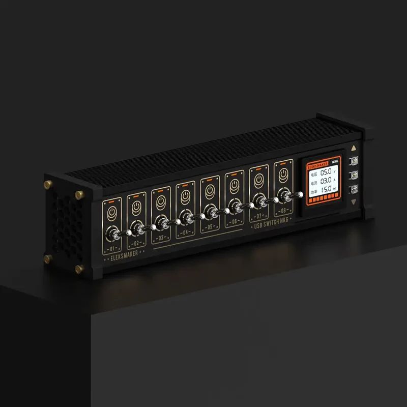 Load image into Gallery viewer, Eleksmaker NK6 USB Data Hub with Individual LED Power Switches & Voice Control RGB Light - i-Station Mobile Phone & Electronic Device Repair and Accessories