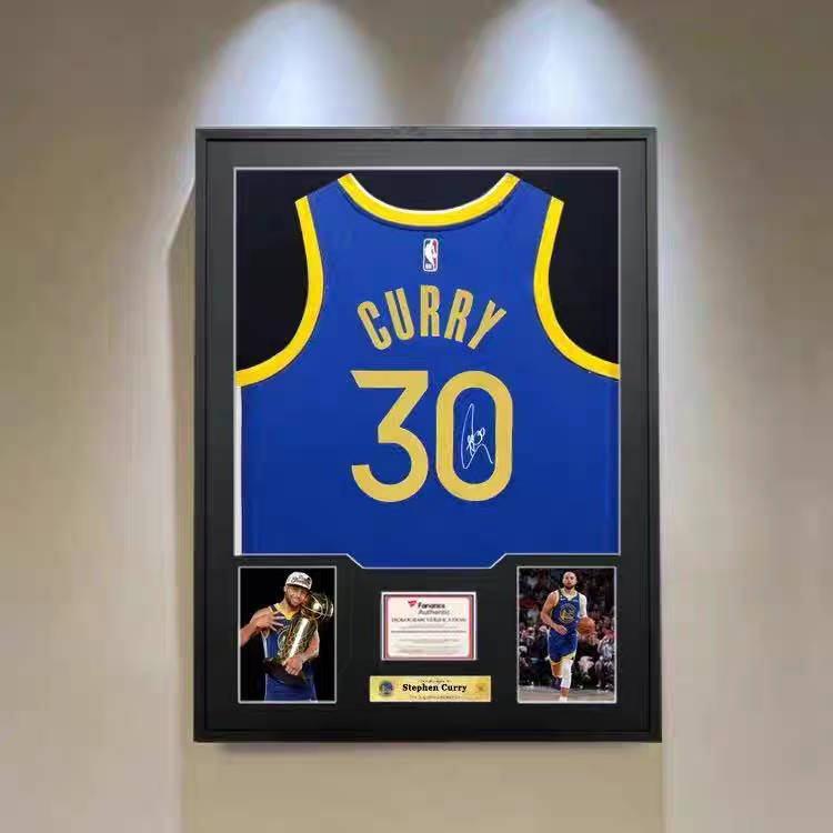 Load image into Gallery viewer, Stephen Curry Golden State Warriors Framed Jersey Display (60×80cm) – Facsimile Signature Edition - i-Station Mobile Phone & Electronic Device Repair and Accessories