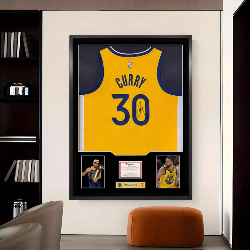Load image into Gallery viewer, Stephen Curry Golden State Warriors Framed Jersey Display – Facsimile Signature Edition - i-Station Mobile Phone & Electronic Device Repair and Accessories