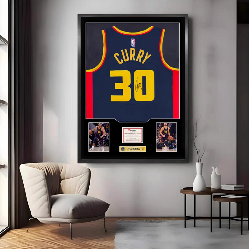 Load image into Gallery viewer, Stephen Curry Golden State Warriors Framed Jersey Display – Facsimile Signature Edition - i-Station Mobile Phone & Electronic Device Repair and Accessories