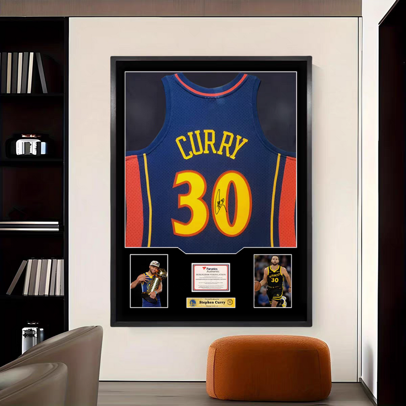 Load image into Gallery viewer, Stephen Curry Golden State Warriors Framed Jersey Display – Facsimile Signature Edition - i-Station Mobile Phone & Electronic Device Repair and Accessories