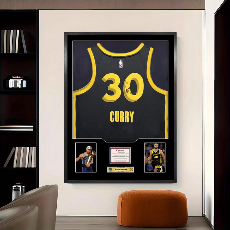 Load image into Gallery viewer, Stephen Curry Golden State Warriors Framed Jersey Display – Facsimile Signature Edition - i-Station Mobile Phone & Electronic Device Repair and Accessories