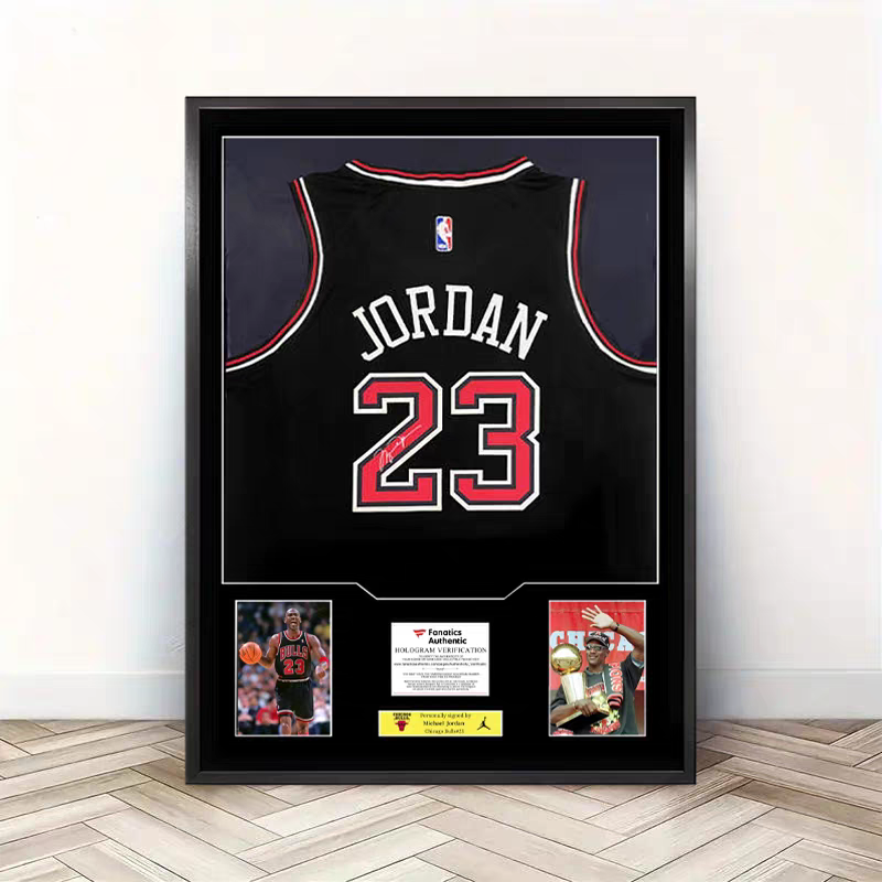 Load image into Gallery viewer, Michael Jordan Chicago Bulls Framed Jersey Display – Facsimile Signature Edition - i-Station Mobile Phone & Electronic Device Repair and Accessories