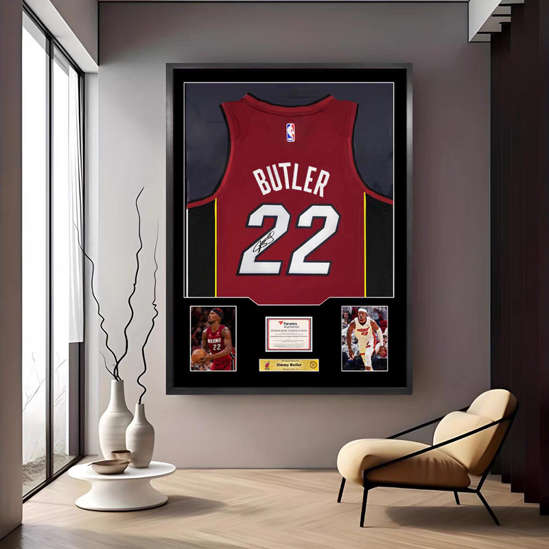 Load image into Gallery viewer, Jimmy Butler Miami Heat Framed Jersey Display – Facsimile Signature Edition - i-Station Mobile Phone & Electronic Device Repair and Accessories
