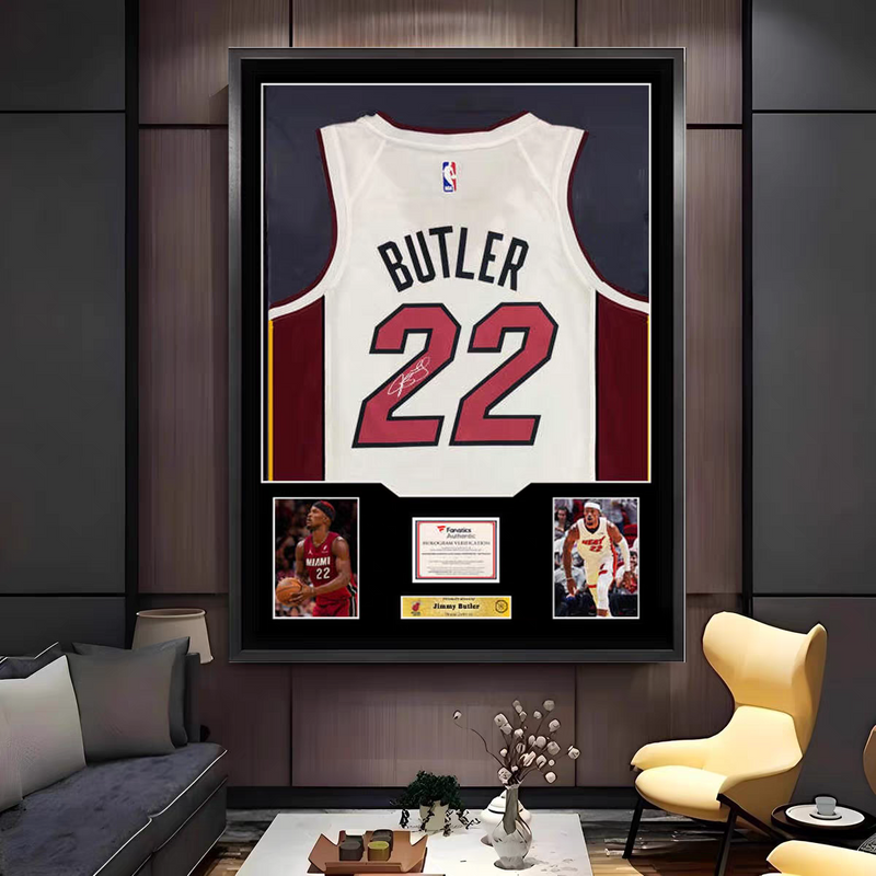 Load image into Gallery viewer, Jimmy Butler Miami Heat Framed Jersey Display – Facsimile Signature Edition - i-Station Mobile Phone & Electronic Device Repair and Accessories