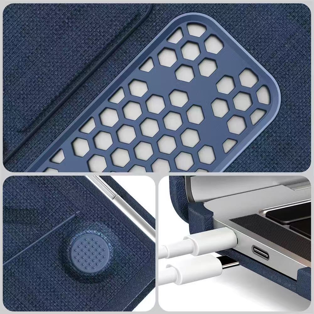 Macbook Neo 13“ 2026 (A3404) - Fabric Foldable Stand Protective Case - i-Station Mobile Phone & Electronic Device Repair and Accessories