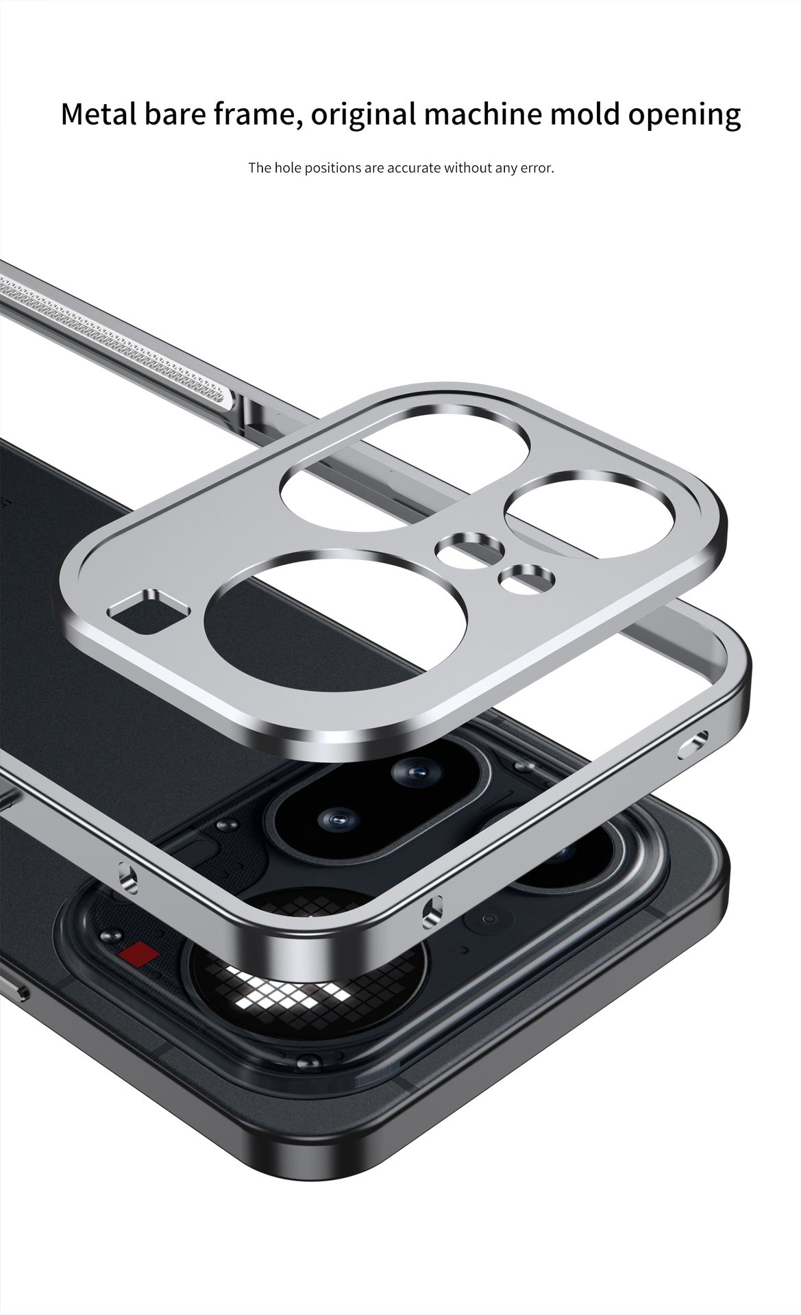 Nothing Phone 3/(3a)/Pro/Lite Aluminum Alloy Frame Protective Case with Heat Dissipation & Sun Protection - i-Station Mobile Phone & Electronic Device Repair and Accessories