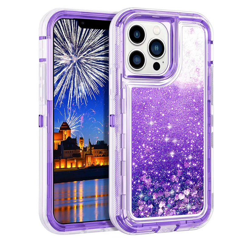 Apple iPhone 6/6S/7/8/Plus/SE 2020 Glitter Clear Transparent Liquid Sand Watering Case - i-Station Mobile Phone & Electronic Device Repair and Accessories