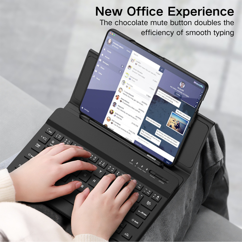 Load image into Gallery viewer, Samsung Galaxy Z Fold 5 (SM-F946)/6 (SM-F956) Folding Wireless Bluetooth Phone Keyboard Case - i-Station Mobile Phone & Electronic Device Repair and Accessories