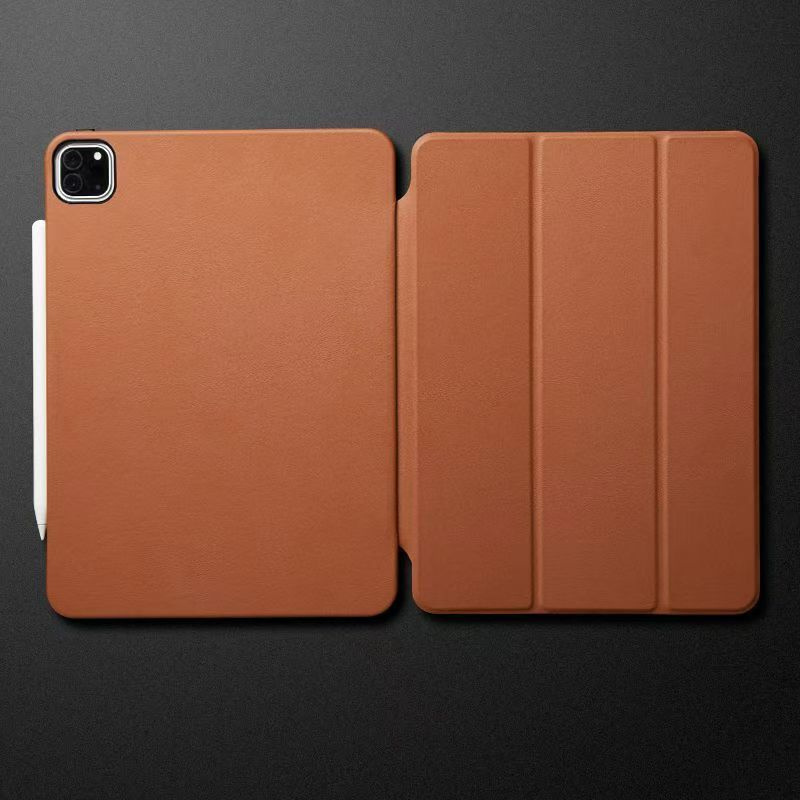 Load image into Gallery viewer, Apple iPad Pro 12.9-inch 3rd/4/5/6th Gen (2018/2020/2021/2022) Genuine Leather Full-protection Shockproof Case - i-Station Mobile Phone & Electronic Device Repair and Accessories